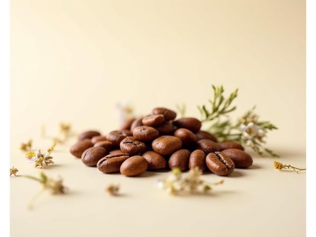 Ethiopian Yirgacheffe coffee beans, with subtle hints of wildflowers.