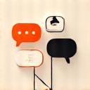 Social media icons representing various platforms