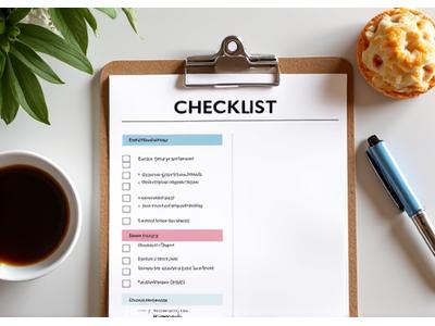Checklist for event planning
