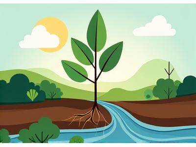 Image representing sustainability report, showing a coffee plant and earth