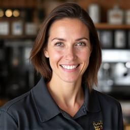 Portrait of Elena Petrova, Head Barista