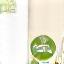Cartoon friendly hemp milk carton icon.